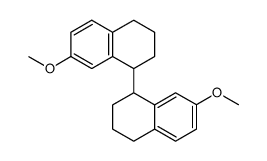 7,7'-Dimethoxy-1,2,3,4,1',2',3',4'-octahydro-[1,1']binaphthyl Structure