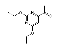 1-(2,6-diethoxy-pyrimidin-4-yl)-ethanone结构式