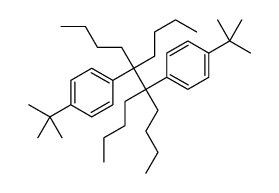 5,6-Dibutyl-5,6-bis(4-tert-butylphenyl)decane Structure