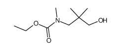Carbamic acid,(-gamma--hydroxy--bta-,-bta--dimethylpropyl)methyl-,ethyl ester (3CI) structure