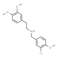 N-(3-CHLORO-4-METHOXYBENZYL)-2-(3,4-DIMETHOXYPHENYL)-1-ETHANAMINE structure