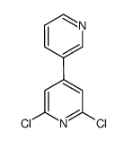 2',6'-dichloro-3,4'-bipyridine Structure