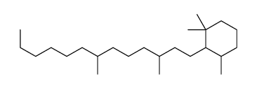 2-(3,7-dimethyltridecyl)-1,1,3-trimethylcyclohexane结构式