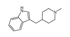 3-[(1-methylpiperidin-4-yl)methyl]-1H-indole结构式