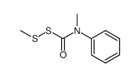 1-methyl-2-(N-methyl-N-phenylcarbomoyl)disulphane结构式