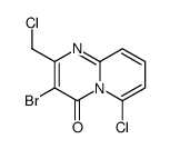 3-bromo-6-chloro-2-(chloromethyl)pyrido[1,2-a]pyrimidin-4-one结构式