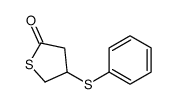 4-phenylsulfanylthiolan-2-one结构式