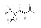 2,3,4,5,5,5-Hexafluoro-4-trifluoromethyl-2-pentenoyl fluoride Structure