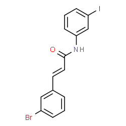 3-(3-BROMOPHENYL)-N-(3-IODOPHENYL)ACRYLAMIDE结构式