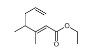 ethyl 3,4-dimethylhepta-2,6-dienoate结构式