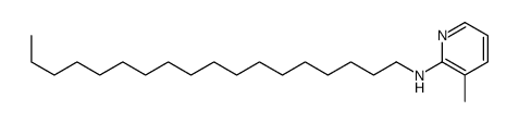3-methyl-N-octadecylpyridin-2-amine结构式