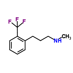 N-Methyl-3-[2-(trifluoromethyl)phenyl]-1-propanamine结构式