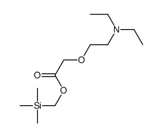 trimethylsilylmethyl 2-[2-(diethylamino)ethoxy]acetate Structure