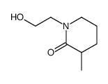 1-(2-hydroxyethyl)-3-methylpiperidin-2-one结构式