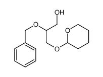 3-(oxan-2-yloxy)-2-phenylmethoxypropan-1-ol结构式