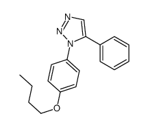 1-(4-butoxyphenyl)-5-phenyltriazole Structure