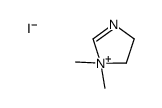 1,1-dimethyl-4,5-dihydroimidazol-1-ium,iodide结构式