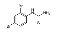 Thiourea, N-(2,4-dibromophenyl) Structure