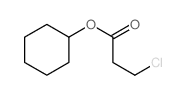 cyclohexyl 3-chloropropanoate Structure