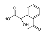 (2R)-2-(2-acetylphenyl)-2-hydroxyacetic acid结构式