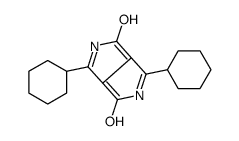1,4-dicyclohexyl-2,5-dihydropyrrolo[3,4-c]pyrrole-3,6-dione结构式