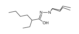 2-ethylhexanoic acid N',N'-dibutylhydrazide结构式