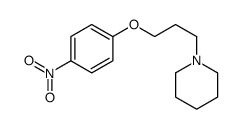 1-[3-(4-nitrophenoxy)propyl]piperidine Structure