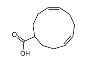 cycloundeca-4,8-diene-1-carboxylic acid Structure