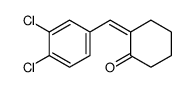 2-[(3,4-dichlorophenyl)methylidene]cyclohexan-1-one Structure