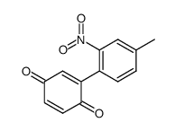 2-(2-nitro-4-methylphenyl)-1,4-benzoquinone Structure