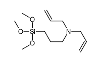 N,N-bis(prop-2-enyl)-3-trimethoxysilylpropan-1-amine Structure
