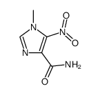 1-methyl-5-nitro-1H-imidazole-4-carboxylic acid amide结构式