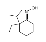 2-ethyl-2-isopropyl-cyclohexanone oxime结构式