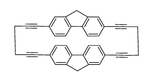 [6.6](2,7)fluorenophan-1,5,15,19-tetrayne Structure