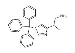 2-(1-trityl-1H-imidazol-4-yl)-propylamine Structure