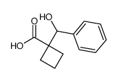 1-(α-hydroxy-benzyl)-cyclobutanecarboxylic acid结构式