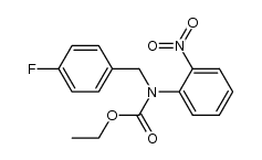 ethyl 4-fluorobenzyl(2-nitrophenyl)carbamate Structure