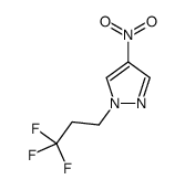 4-Nitro-1-(3,3,3-trifluoropropyl)-1H-pyrazole结构式