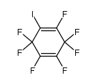2,3,3,4,5,6,6-heptafluoro-1-iodo-cyclohexa-1,4-diene结构式