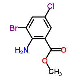 Benzoic acid, 2-amino-3-bromo-5-chloro-, Methyl ester picture