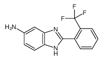 2-(2-(trifluoromethyl)phenyl)-1H-benzo[d]imidazol-5-amine Structure