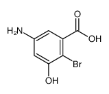 5-Amino-2-bromo-3-hydroxybenzoic acid Structure