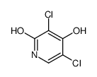 3,5-dichloro-4-hydroxy-1H-pyridin-2-one结构式