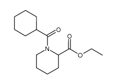 ethyl 1-cyclohexanecarbonyl-2-piperidinecarboxylate Structure