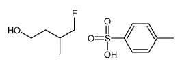 4-fluoro-3-methylbutan-1-ol,4-methylbenzenesulfonic acid结构式