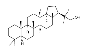 21αH-Hopan-28,29-diol结构式