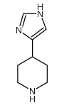 4-(1H-imdazol-4-yl)piperidine structure