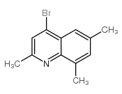 4-溴-2,6,8-三甲基喹啉结构式
