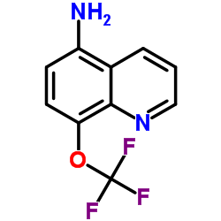 8-(Trifluoromethoxy)-5-quinolinamine Structure