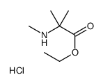 ethyl 2-Methyl-2-(Methylamino)propanoate hydrochloride结构式